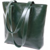 SHVIGEL Шкіряна жіноча сумка-шоппер зеленого кольору  (16367) - зображення 1