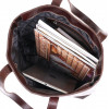SHVIGEL Коричнева жіноча сумка-шоппер із натуральної шкіри високої якості  (16370) - зображення 6