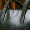 SHVIGEL Шкіряна жіноча сумка-шоппер зеленого кольору  (16367) - зображення 9