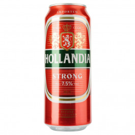 Hollandia Пиво  Strong світло фільтроване 7.5%, 0.5 л (8714800017305)