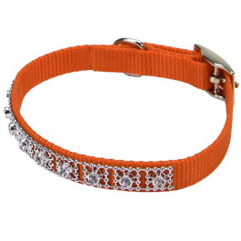Coastal Ошейник Jeweled для собак, апельсиновый, 1 х 30 см (03201_SSO12)