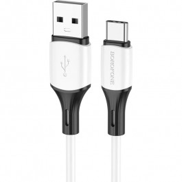 Borofone BX79 Silicone USB to USB-C 1m White (BX79CW)