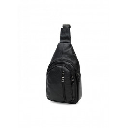 JZ Чоловіча шкіряна сумка-слінг  SB-JZK1082bl-black