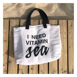 Presentville Пляжна сумка Beach I need vitamin sea KOTB_19I005 - зображення 1
