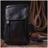 Vintage Вертикальна чоловіча сумка з натуральної шкіри на пояс або на плече  2422563 - зображення 6