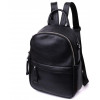 Vintage Чорний жіночий рюкзак-сумка середнього розміру з натуральної шкіри  2422567 - зображення 1