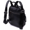Vintage Чорний жіночий рюкзак-сумка середнього розміру з натуральної шкіри  2422567 - зображення 2