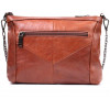 Vintage Світло-коричнева жіноча сумка середнього розміру з натуральної шкіри на плече  2422566 - зображення 7