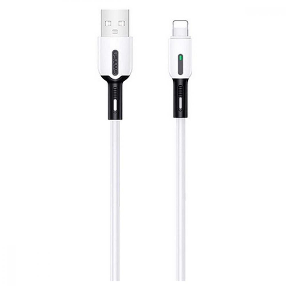 USAMS US-SJ456 USB to Lightning 2m White (SJ456USB01) - зображення 1