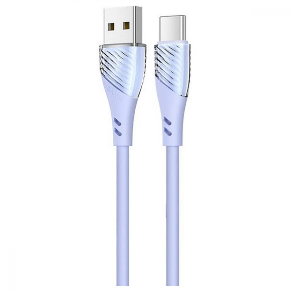 USAMS US-SJ494 USB-USB Type-C 1m Blue (SJ494USB03) - зображення 1