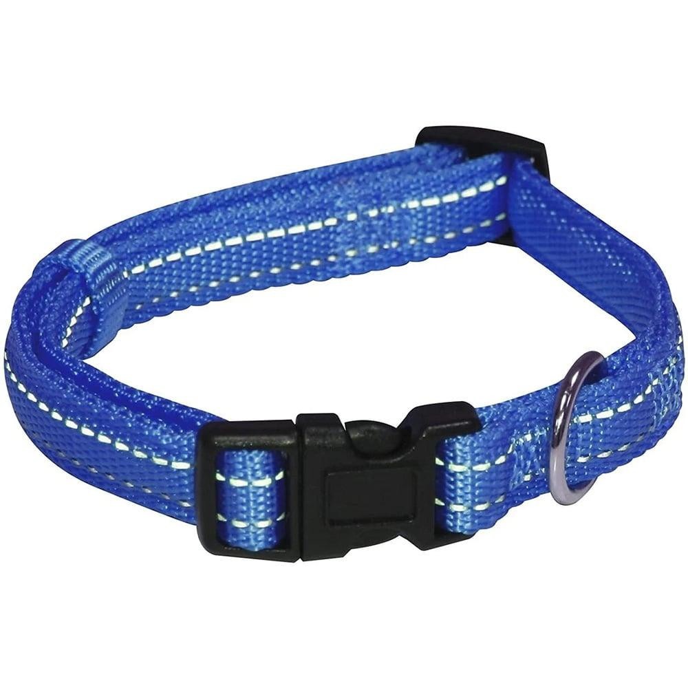 Croci Нашийник для собак  Soft Reflective світловідбивний, 30-45х1,5 см, темно-синій (C5179727) - зображення 1