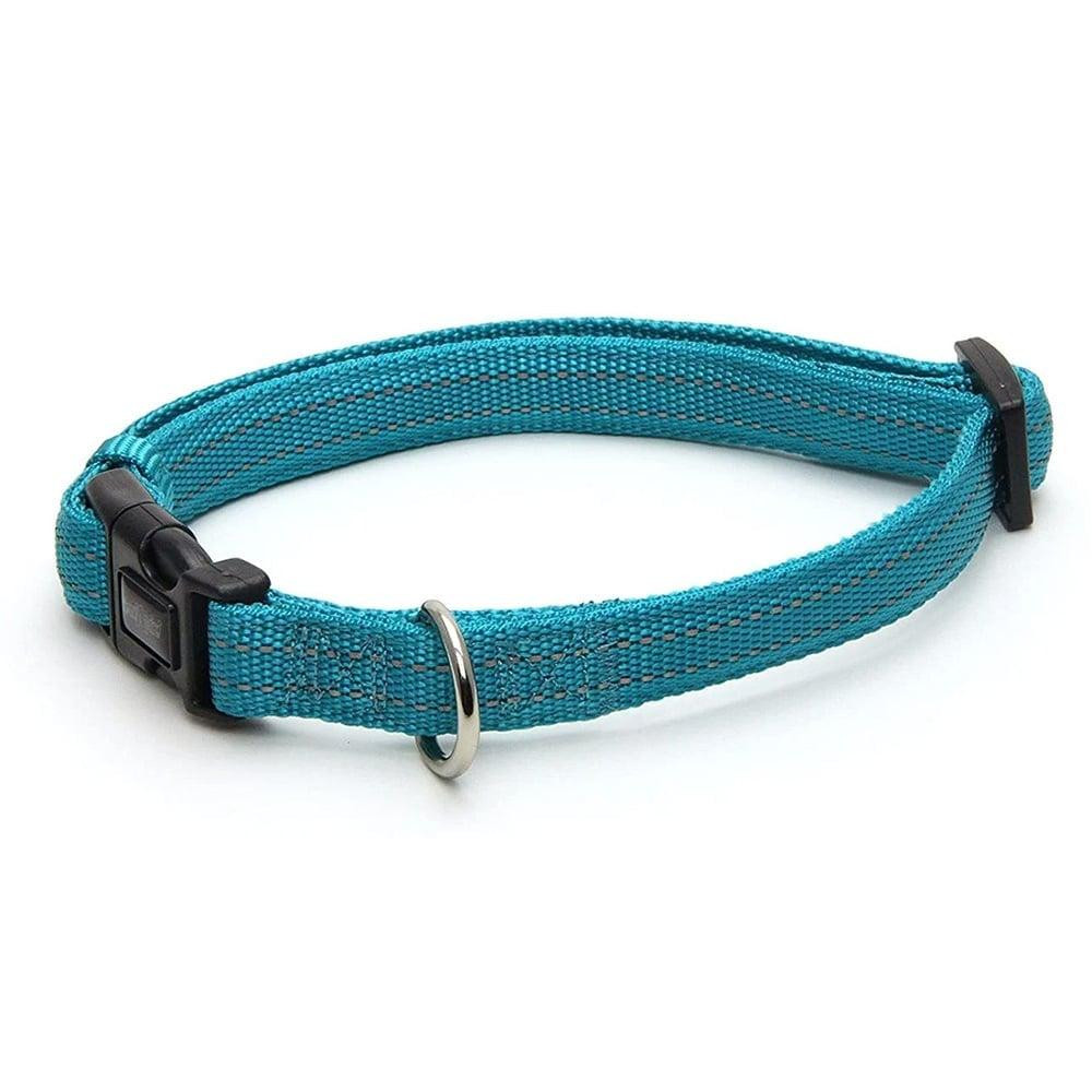 Croci Нашийник для собак  Soft Reflective світловідбивний, 40-65х2,5 см, блакитний (C5079825) - зображення 1