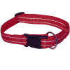 Croci Нашийник для собак  Soft Reflective світловідбивний, 30-45х1,5 см, бордовий (C5179738) - зображення 1