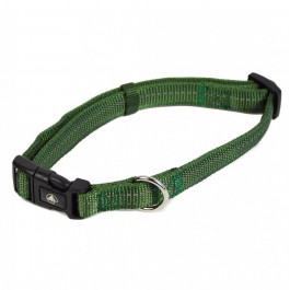 Croci Нашийник для собак  Soft Reflective світловідбивний, 35-55х2 см, темно-зелений (C5179706)