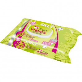 Croci Сroci Gill's Pet Wipes Влажные салфетки для собак и кошек (40 шт) Lemongrass (8023222166738)