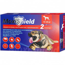 FIPROMAX Краплі протипаразитарні  MoxiShield для собак 10-25 кг 2 піпетки 3 мл (4820150208189)