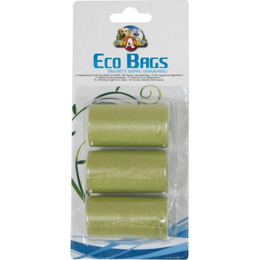 Croci Eco Bagg Одноразовые пакеты для уборки за собакой 3х20 шт салатовый (8023222127036) - зображення 1