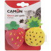 Camon Іграшка для котів  Ананас і полуниця, 2 шт. (8019808211848) - зображення 1