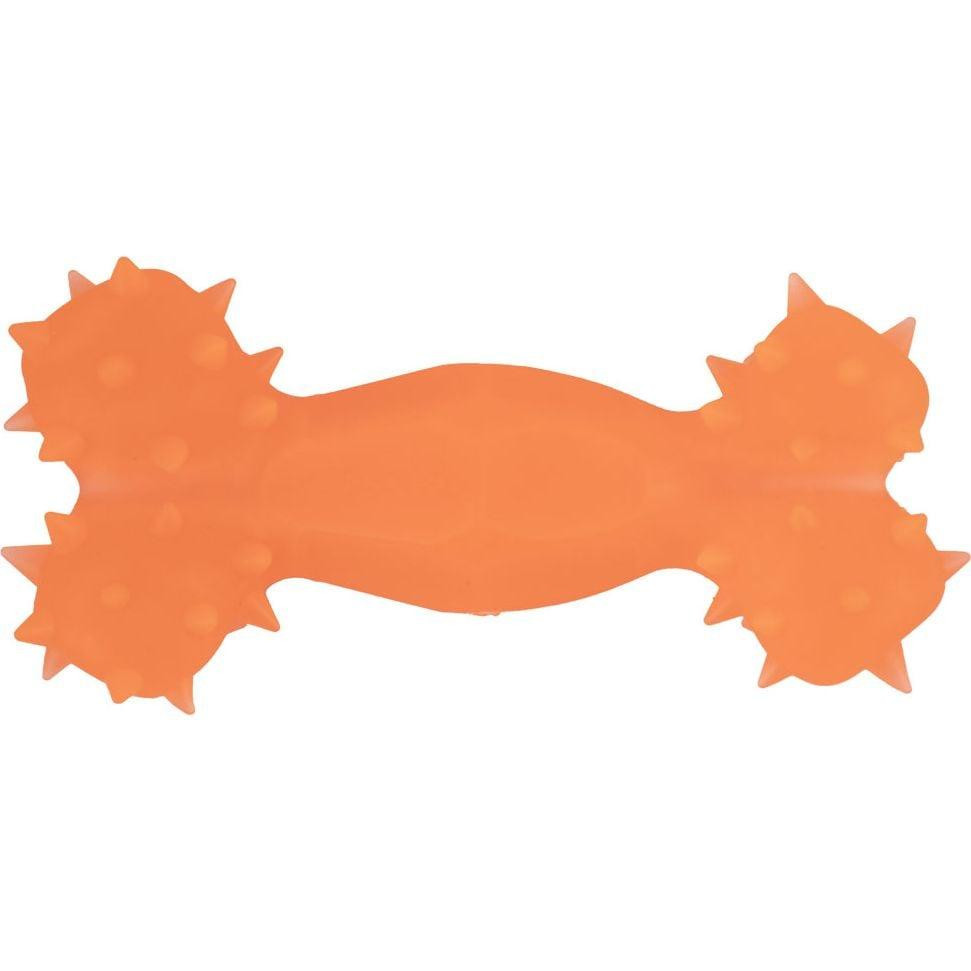 Agility Іграшка для собак  кістка з отвором 15 см помаранчева (4820266660727) - зображення 1