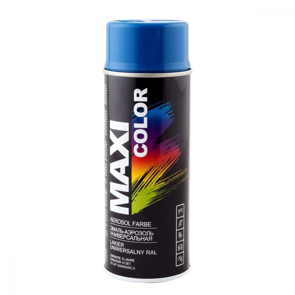 MAXI color Эмаль аэрозольная универсальная декоративная Ral 5010 темно-синяя 400 мл (8711347208524) - зображення 1