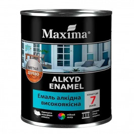 Maxima Эмаль высококачественная серый 0,7 кг