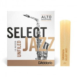 D'Addario Тростини для альт саксофона RRS10ASX2H SelectJazz Unfiled товщина 2 Hard 1 шт.