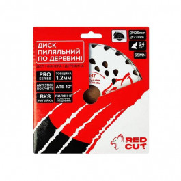 RedCut Пиляльний диск по деревині 125*22*40Z "Red Cut" (35-40040)