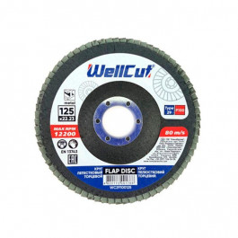   Novo Abrasive Шлифкруг лепестковый WellCut 125х22,2 Т29 P100