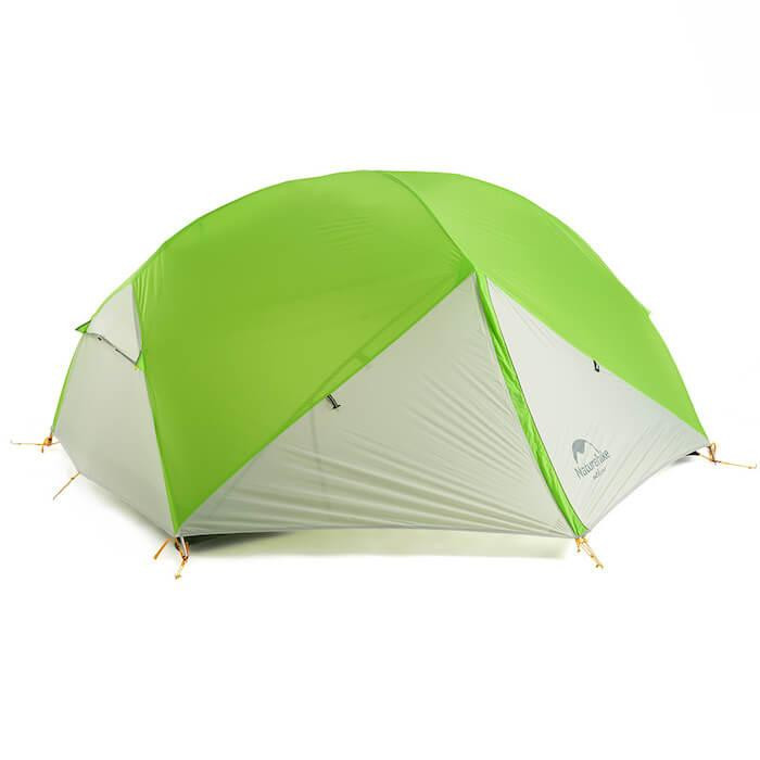Naturehike Mongar 2P Double Layer Camping Tent NH17T007-M 20D / grey-green - зображення 1
