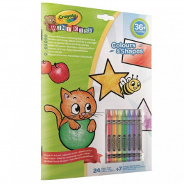 Crayola Mini Kids Кольори та форми з крейдою 24 стор. (25-2727)