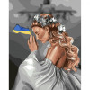 STRATEG Картина за номерами ПРЕМІУМ Молитва за Україну з лаком розміром 30х40 см SS-6563 - зображення 1