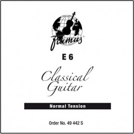 FRAMUS Струна для классической гитары 49443S Classic Guitar Normal Tension - 6th