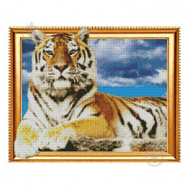 STRATEG Алмазная мозаика  «Гордый тигр», 40х50 см FT30055