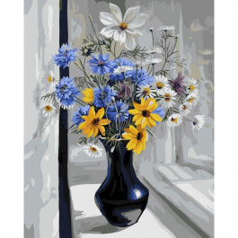 Art&Craft Картина по номерам "Полевые цветы" 40*50 см 12111-AC