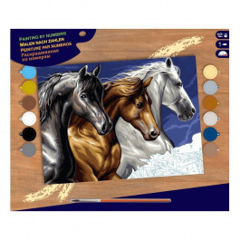 Sequin Art PAINTING BY NUMBERS SENIOR Wild Horses (SA1040)