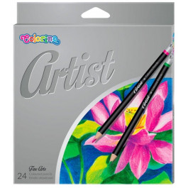 Colorino Карандаши цветные Artist мягкие 24 цвета (65221PTR)