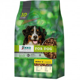 ЕККО-Гранула преміум для собак середніх та великих порід з куркою, шайба 10кг (4820249130049)