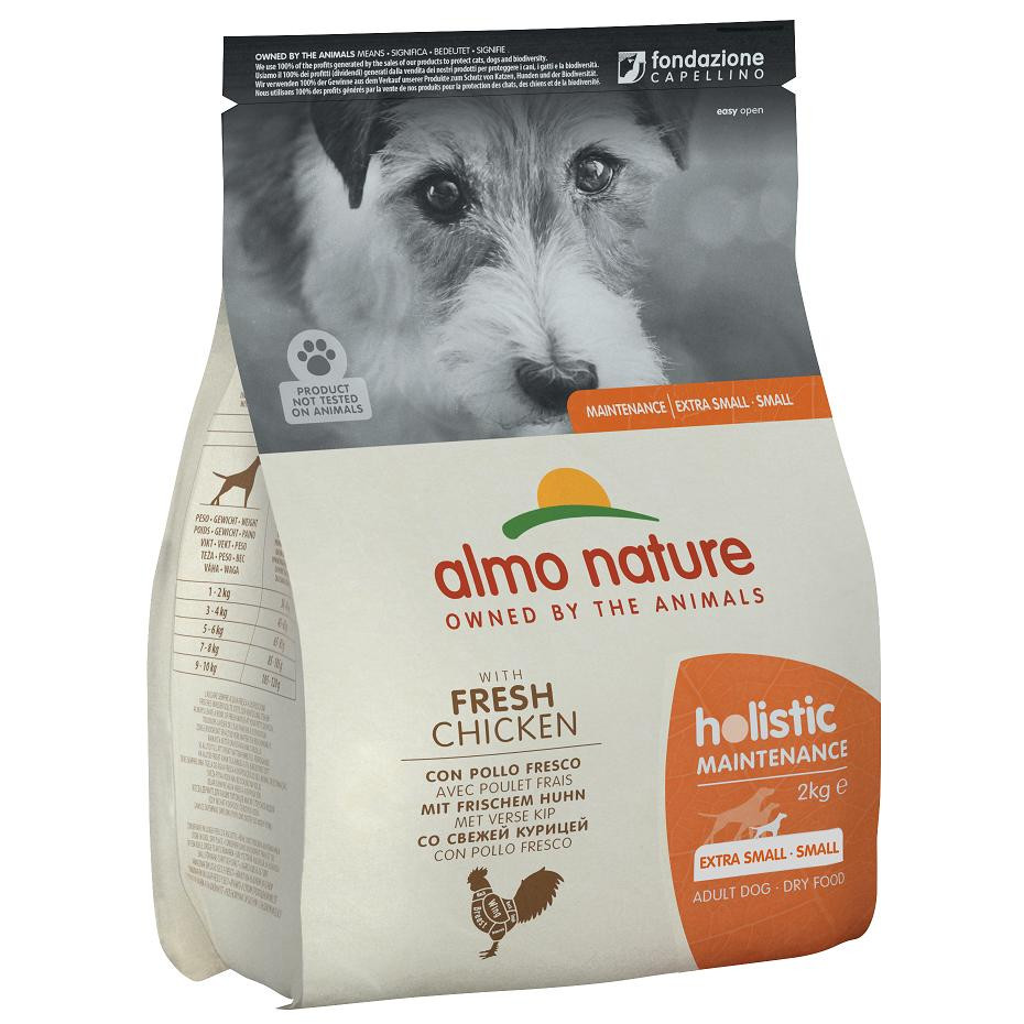 Almo Nature Holistic With Fresh Meat Mini Small Adult Chicken 2 кг (8001154121919) - зображення 1