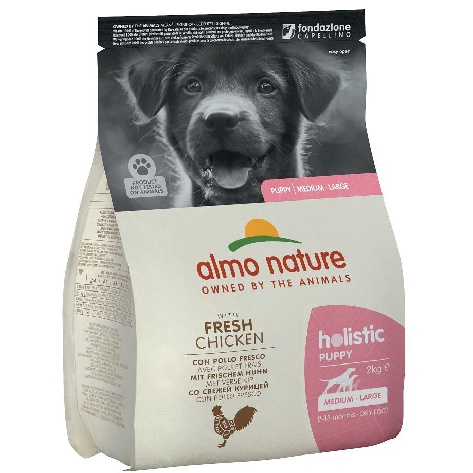Almo Nature Holistic Puppy With Fresh Meat Medium & Large Chicken 2 кг (8001154122060) - зображення 1