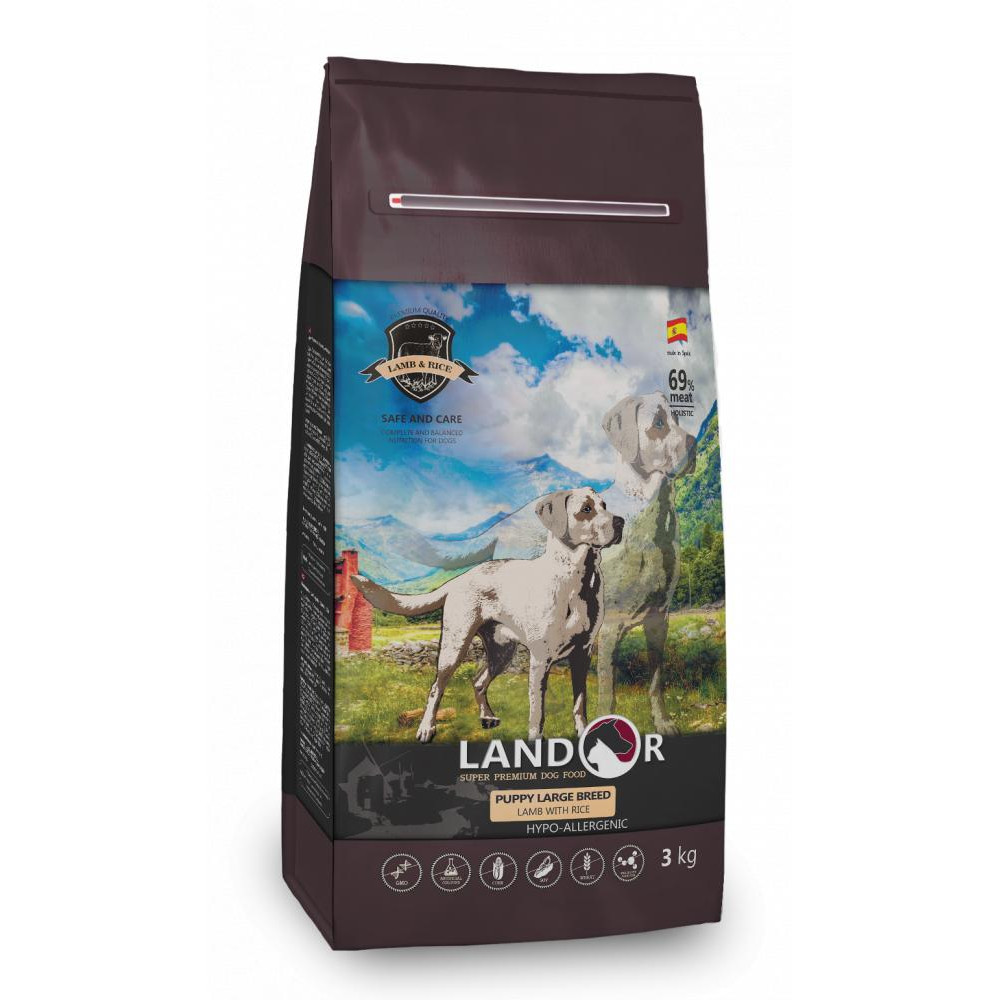 Landor Puppy Large Breed Lamb&Rice 15 кг (8436022860001) - зображення 1