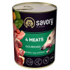 Savory Dog Gourmand 4 meats 400 г (30396) - зображення 3