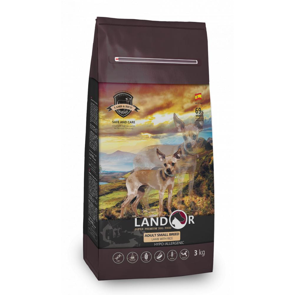 Landor Adult Small Breed Lamb&Rice 15 кг (8436022860032) - зображення 1