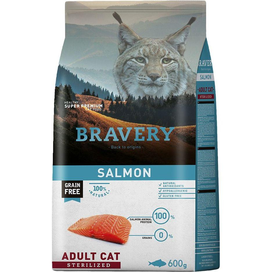 Bravery Adult Sterilized Salmon 0.6 кг (8436538947715) - зображення 1