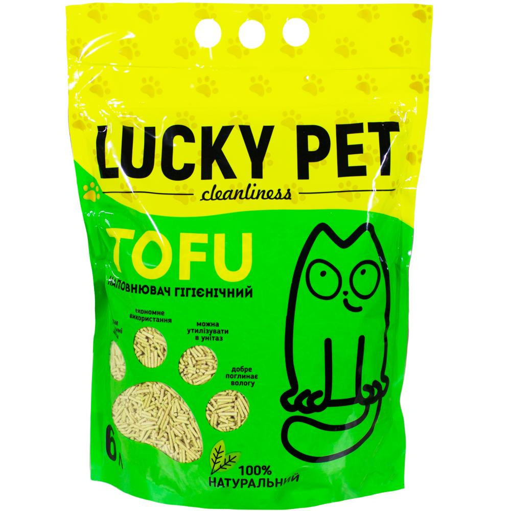Lucky Pet Тофу з ароматом зеленого чаю 6 л (193079) - зображення 1