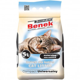 Super Benek Бентонітовий універсальний компактний натуральний 5 л (5905397010104)