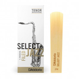 D'Addario Тростини для тенор саксофона SelectJazz товщина 2 Medium 1шт. (RSF05TSX2M (1шт.))