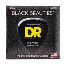 DR DR STRINGS BLACK BEAUTIES BASS - HEAVY (50-110) BKB-50