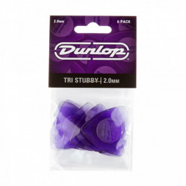 Dunlop 473P2.0 Tri Stubby, 2.0мм 6 шт