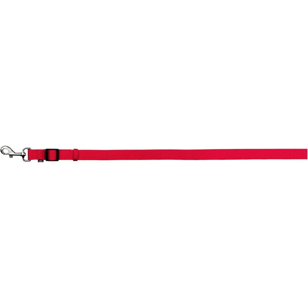 Trixie 14113 Classic Поводок регулируемый красного цвета, 1,20-1,80м/15мм - зображення 1