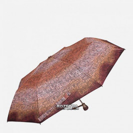 Airton Зонт женский полуавтоматический  (коричневый/принт) (Z3615-71)